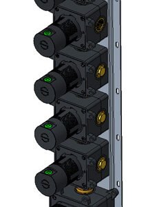 5 Way Thermostatic Smart Control Concealed Valve